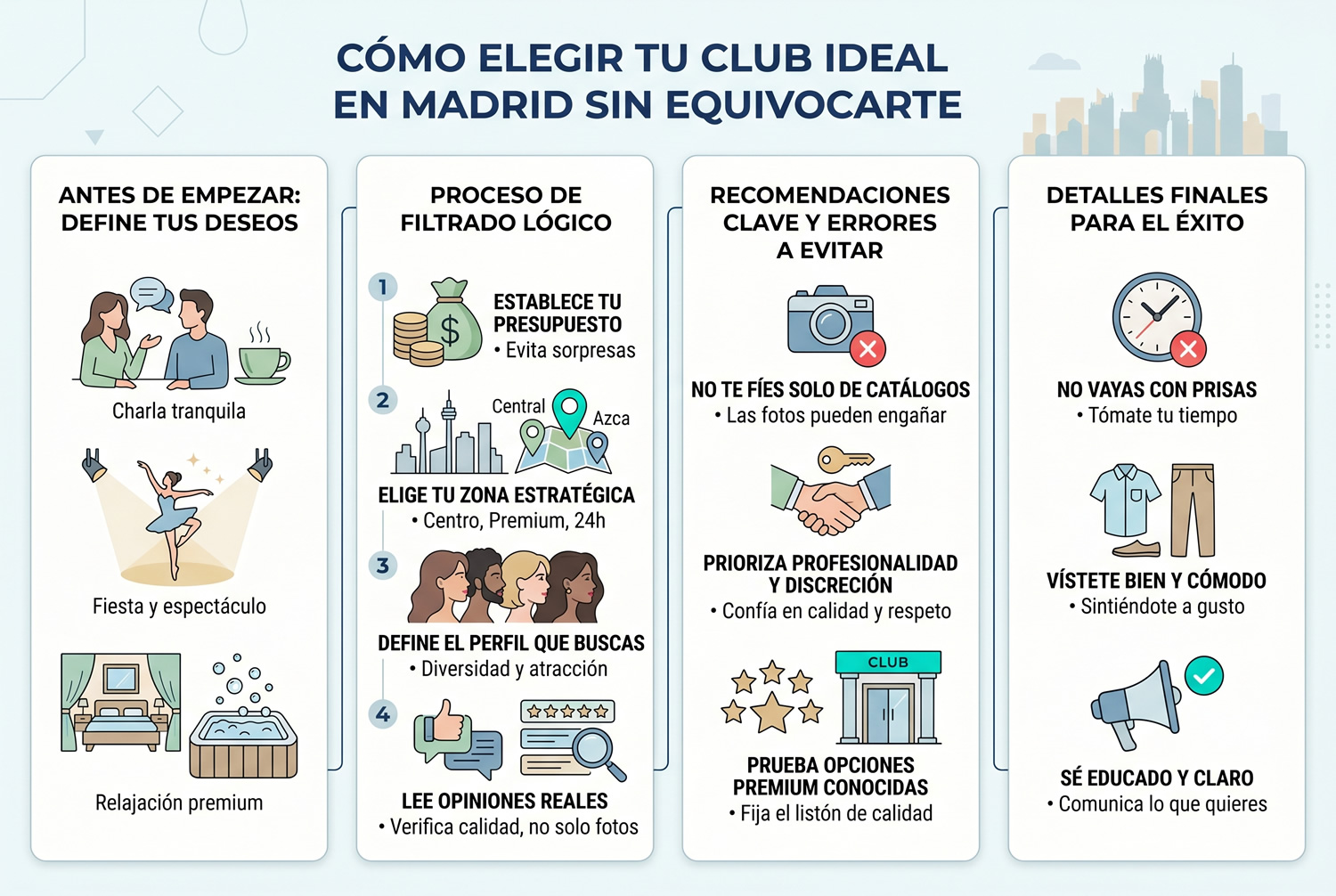 Cómo elegir puticlub en Madrid